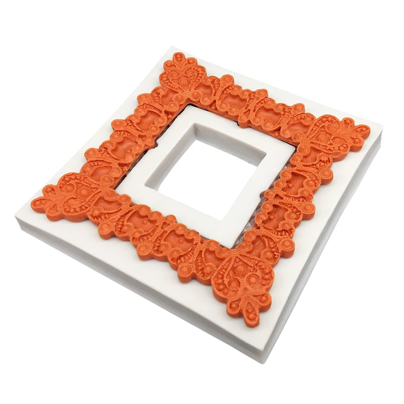Fotorahmen Silikon Sugarcraft Form Harz Werkzeuge Cupcake Backform Fondant Kuchen Dekorieren Werkzeuge – Detail 32