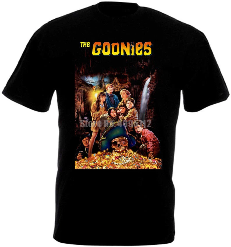 The Goonies Movie Poster Womens Tee Shirt Hip Hop Streetwear T Femmes Humour T-Shirt O Neck T-Shirts |