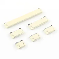 FPC FFC 0.5mm Pitch Cable Connector Flip Flat Bottom Contact 4/8/10/12/16/20/24/30/32/34/40/45/50/54/55 Pins 4
