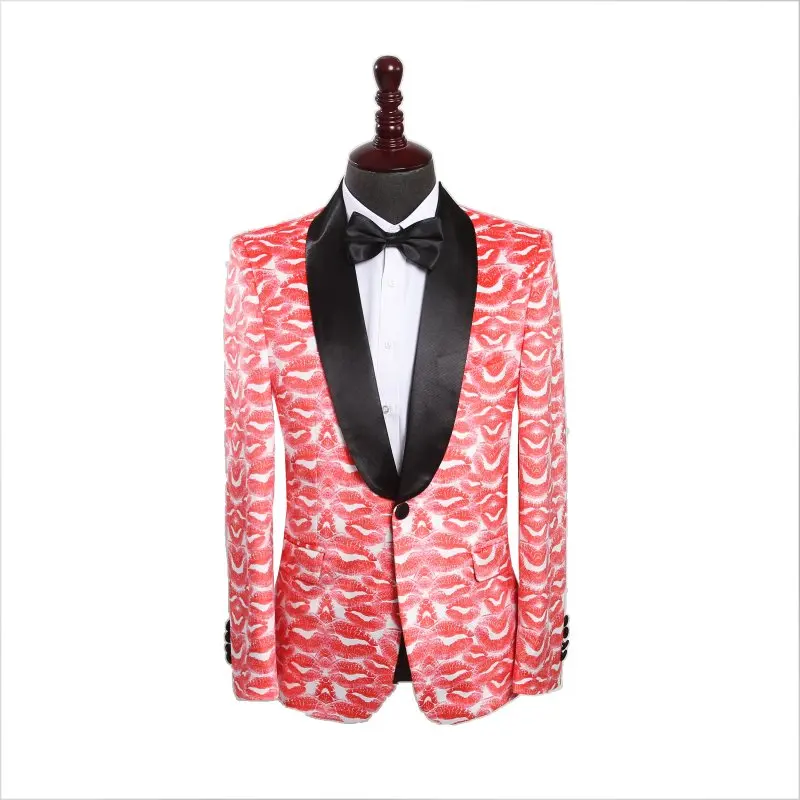 Мужской Блейзер, Дизайнерская куртка размера плюс 4XL, приталенный Блейзер, мужской костюм, мужской костюм, сценический костюм, пиджак, Свадебный блейзер