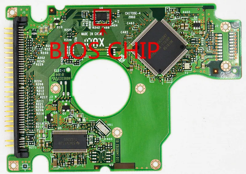 Hitachi HDD PCB: 320 14R8783 01, 110 14R8783 01, IC 14R9182, 21R4256 Description Image.This Product Can Be Found With The Tag Names Cheap Industrial Computer Accessories, Computer Office, High Quality Computer Office, Industrial Computer Accessories