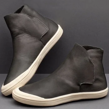 

2019 Autumn Winter Comfortable Warm Women sneakers Leather shoes Fashion Casual shoes Zapatos Mujer Botas