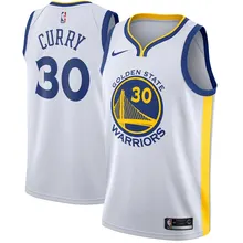 Мужская футболка golden state Stephen Curry white Warriors