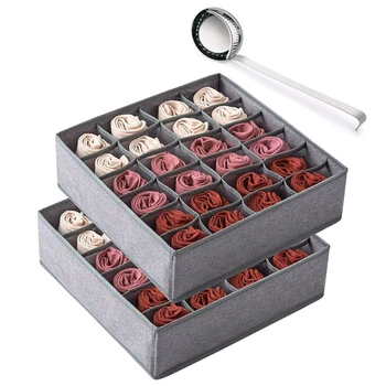 

1 Pcs Kitchenware 304 Stainless Steel Spoon Hot Pot Spoon & 2 Pack 24 Cell Collapsible Closet Cabinet Organizer