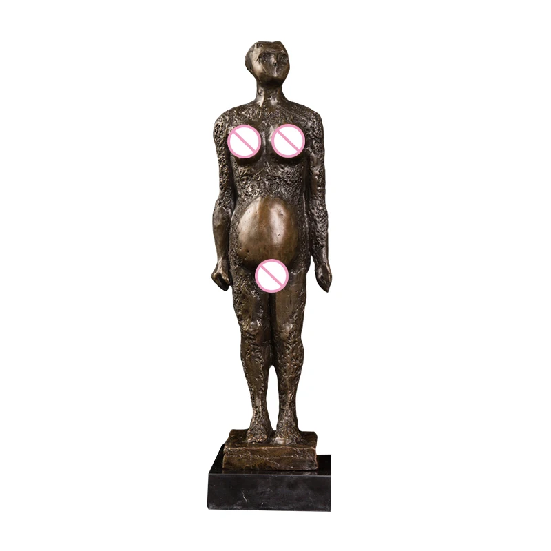 Germaine Richier бронзовая знаменитая художественная декоративная Бронзовая статуя беременной женщины скульптура
