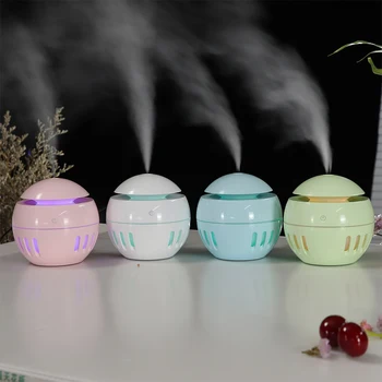 

DEKAXI 130ML Mini USB Humidifier Aroma Essential Oil Diffuser Ultrasonic Humidifier Air Purifier LED Night light for Office Home