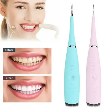 

Portable Electric Sonic Ultrasonic Dental Scaler Tooth Stains Tartar Usb Charging Teeth Calculus Remover Tooth Whitening Tool