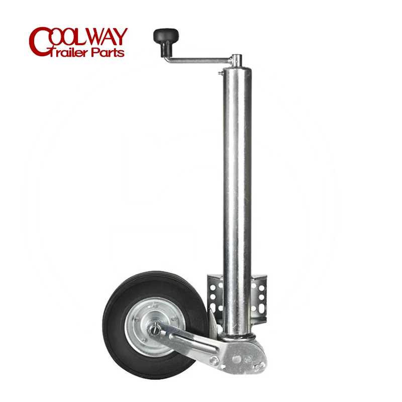 60MM Heavy Duty Folding Jockey Wheel CAP 400KG Trailer Jack Leg Stand RV Parts Camper Caravan Accessories pytitans bike titanium alloy front wheel e hook e buckle for folding wheel buckle bicycle parts