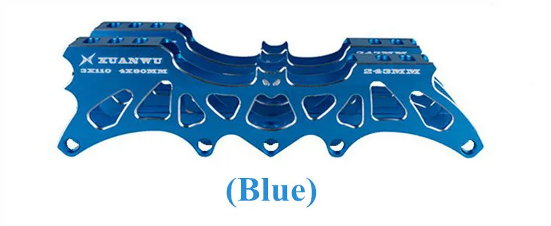 Бэтмен 3*110 мм/4*80 мм 243 мм многократное использование скорость слалом роликовые коньки база Inline Sakte рама M7 сплав CNC для SEBA высокой PS T80 - Цвет: model 6