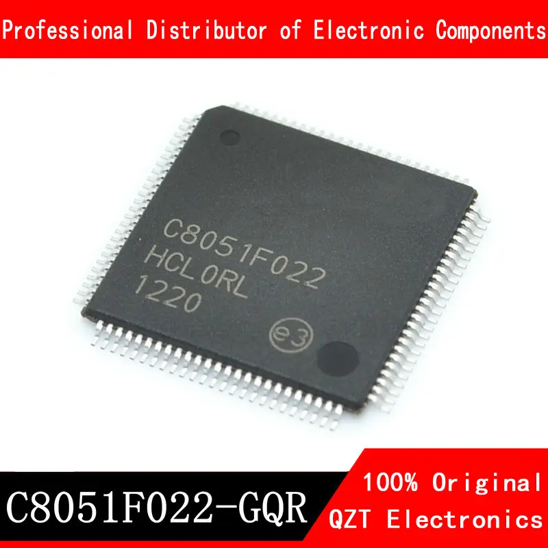 5pcs/lot C8051F022-GQR C8051F022-GQ C8051F022 TQFP-100 new original In Stock 5pcs lot atmega88pa au atmega88pa atmega88 mega88 tqfp 32 chipset 100% new