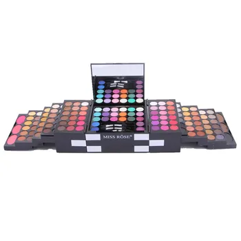 

1 Set 144 Color Cosmetic Make Up Long Lasting Professional Matte Eye Shadow 3 Color Blush 3 Color Eyebrow Powder G731