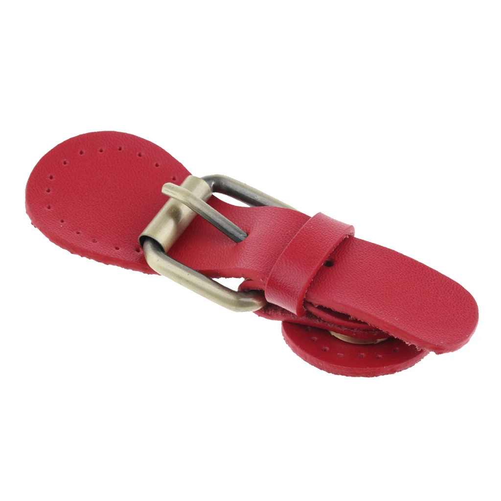 DIY PU Leather Buckles Bags Making Fastener Magnetic Snap Sew on Retro Clasp