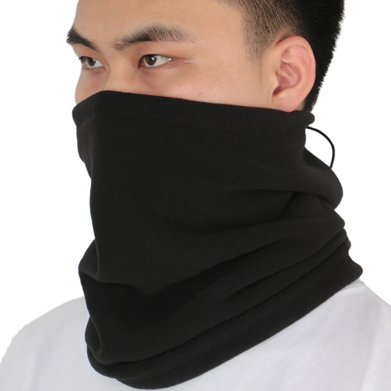 Bufanda de cuello de polar más cálido para hombre y mujer, cortavientos para deportes al aire libre, a prueba de polvo, Media máscara para snowboard, a prueba de frío, Invierno