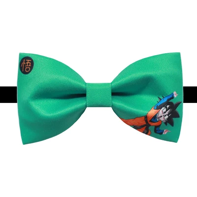 Мужские галстуки-бабочки в виде Драконий жемчуг, хлопковые цветные галстуки-бабочки в виде короля обезьяны из мультфильма, свадебные галстуки-бабочки для жениха, Рождественский галстук-бабочка, забавный мужской подарок для мальчиков - Цвет: Green