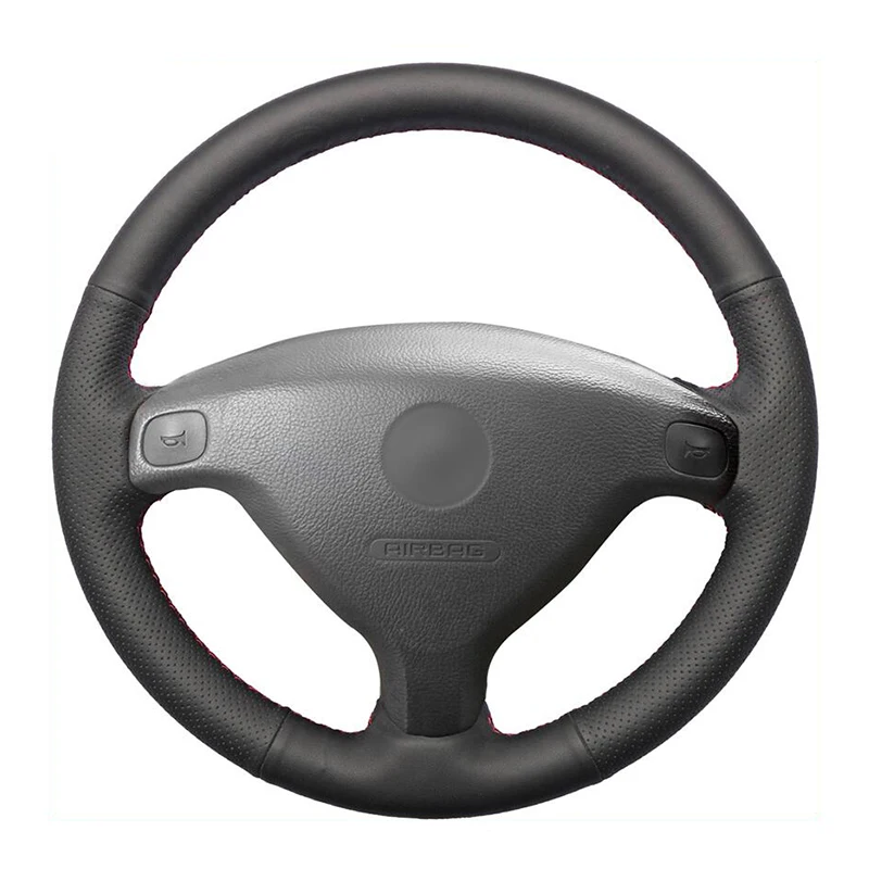 Customized Original Car Steering Wheel Cover For Buick Sail Opel Astra G H Opel Zafira A Black Leather Braid For Steering Wheel