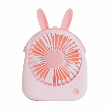 

Cute Desktop Mini Fan Handheld Fan Portable Fan Electric USB Rechargeable Battery Small Fan Outdoor Portable