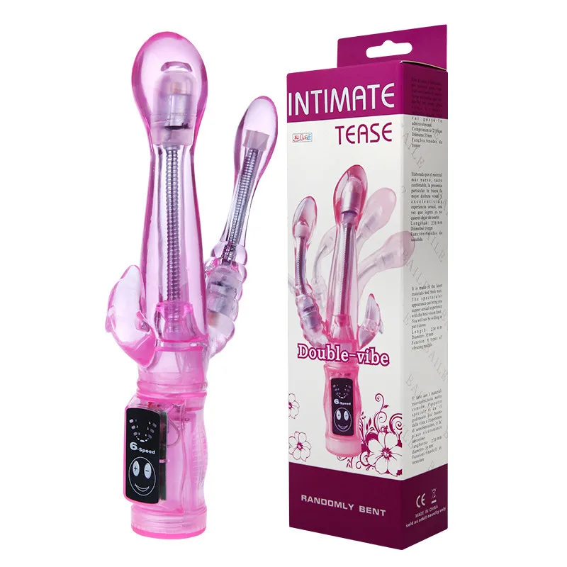 Гибкий кролик вибратор для женщин G spot/Clitoral/анальный 3 зоны стимуляция сгибаемый