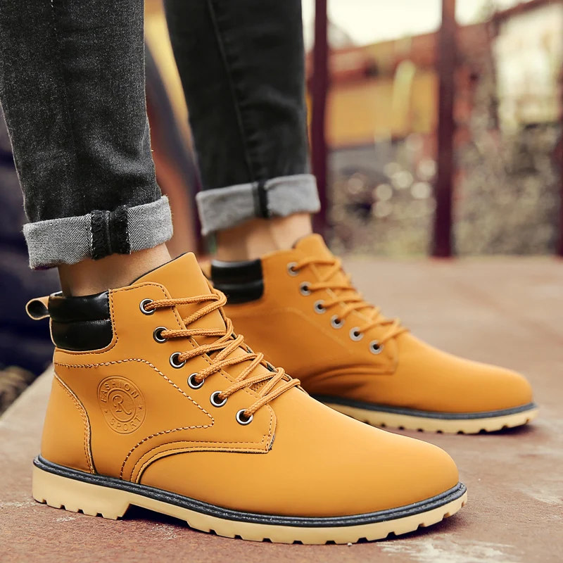 

Martin boots men's middle boots shorts British wind retro high men's tooling desert boots summer rhubarb tooling shoes