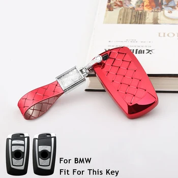 

TPU Smart 2/3 Button Car key Wallet case For BMW 520 525 f30 f10 F18 118i 320i 1 3 4 5 6 7 Series E36 E46 E87 E90 E91 E92 X3 Pad
