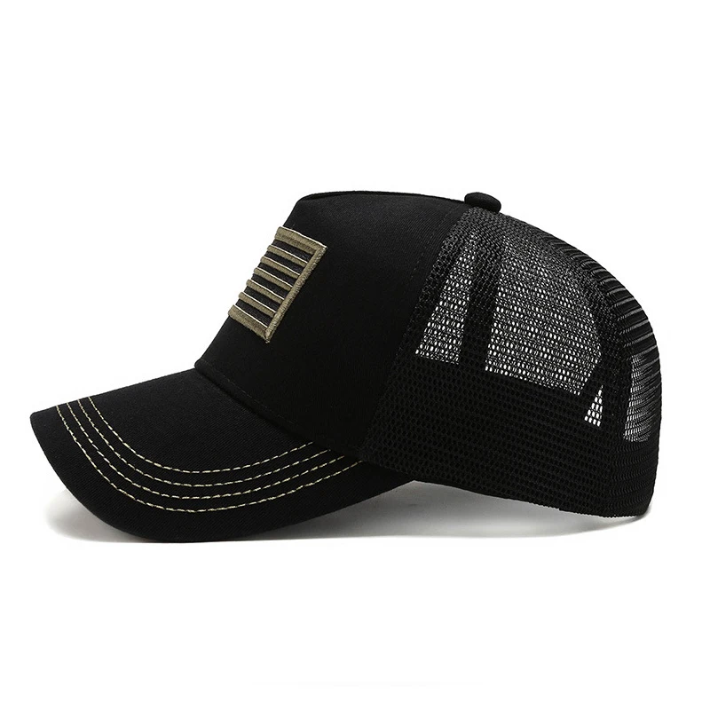 HSSEE Official Genuine Summer Men's Cap Breathable Mesh Adjustable Outdoor Sports Hat Running Fishing Caps Tactical_voghion.com