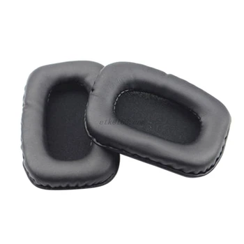 

1Pair Soft Leather Ear Pads Cover Cushion Foam Earmuffs Replacement for Audio-Technica ATH-SQ5 SQ505 SQ5 Headphones