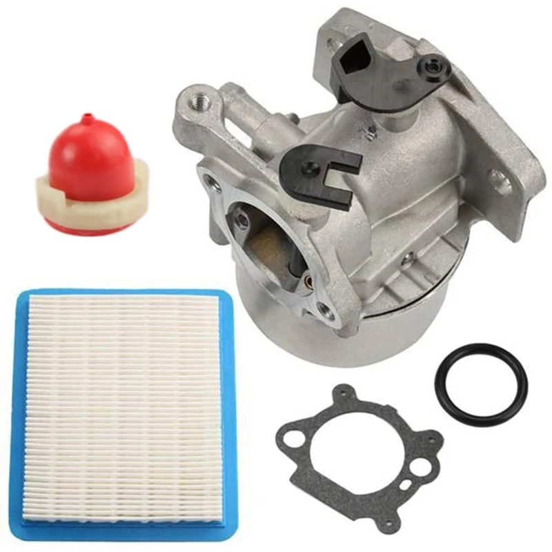 Carburetor Kit For Briggs&ampStratton 6150 4-7 HP Engines 650 Series Troy Bilt 6.5HP Air Fuel Filter Gasket Carb |