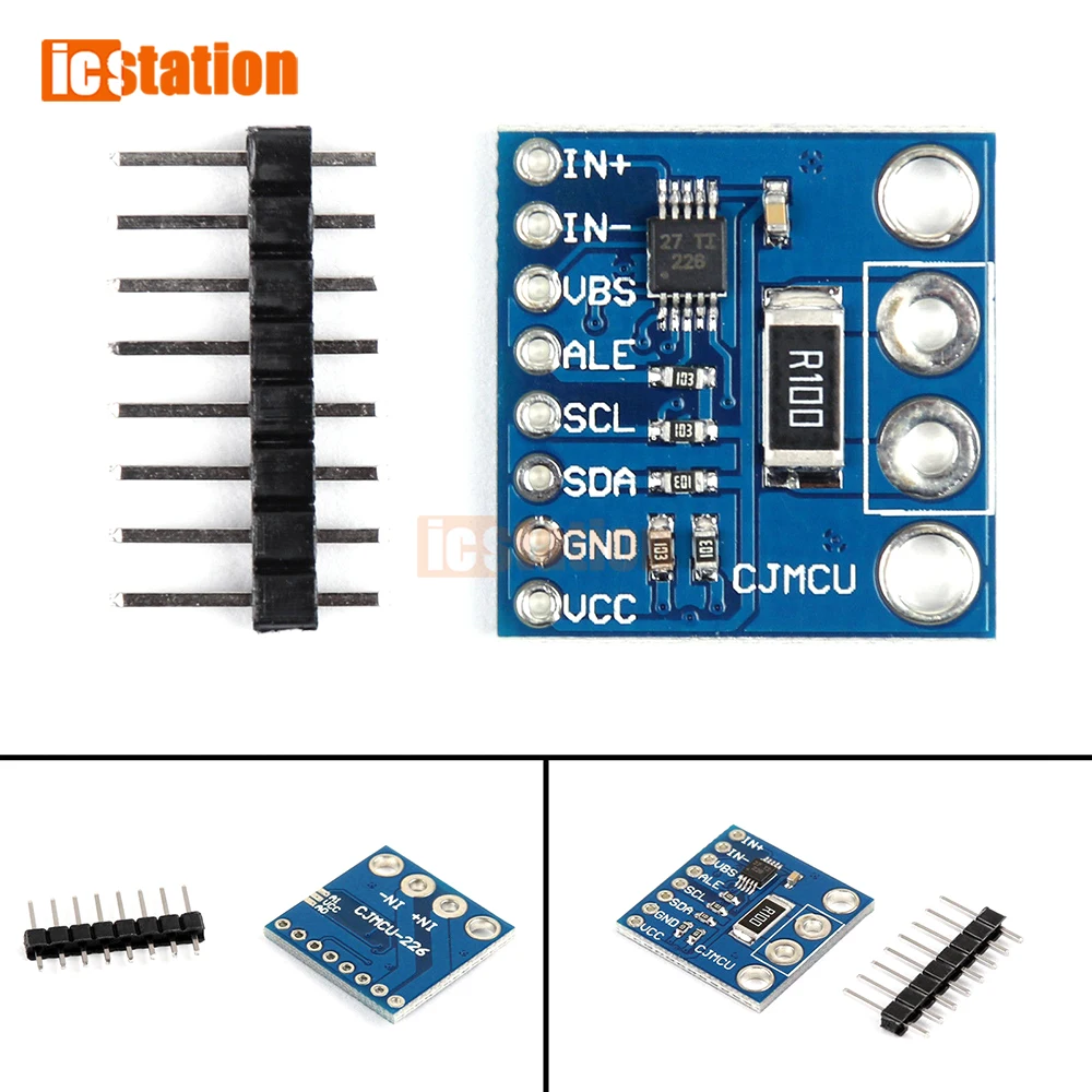 

INA226 36V Voltage Current Power Monitor Module Monitoring Alert Alarm Function Board Bi-Directional I2C IIC Interface