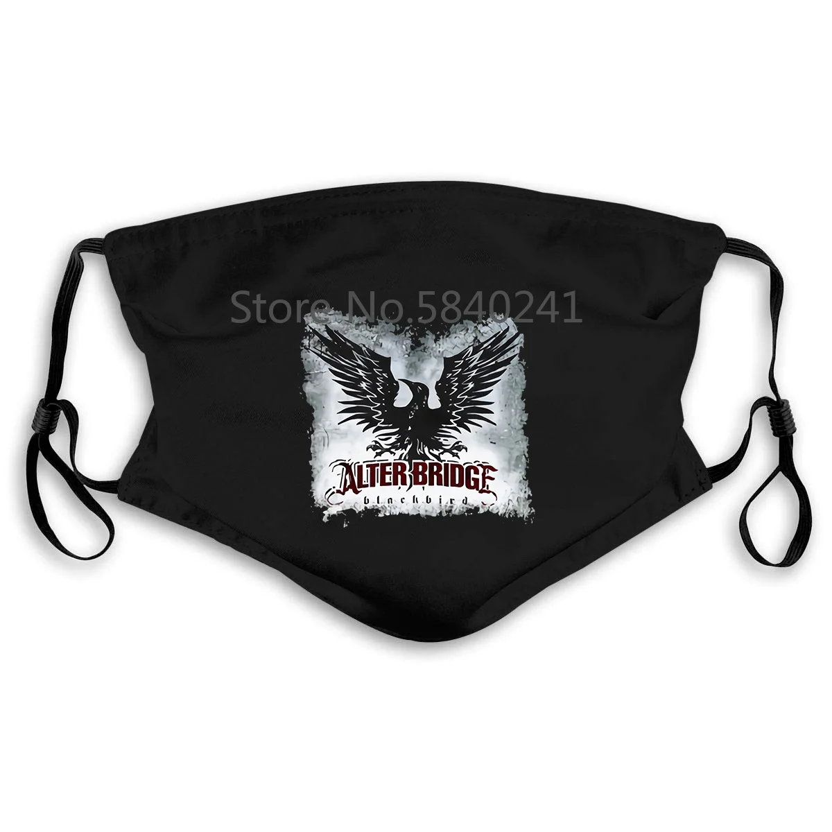 ALTER BRIDGE BLACKBIRD X ALTERNATIVE ROCK BAND MUSIC for Man Hipster Causal Cool Mouth Mask Women's kid PM2.5 | Аксессуары для