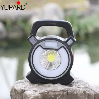 

YUPARD New USB charging Portable Work Light 15W COB LED Camping Hiking Tents Light Portable Emergency Spotlight Lamp