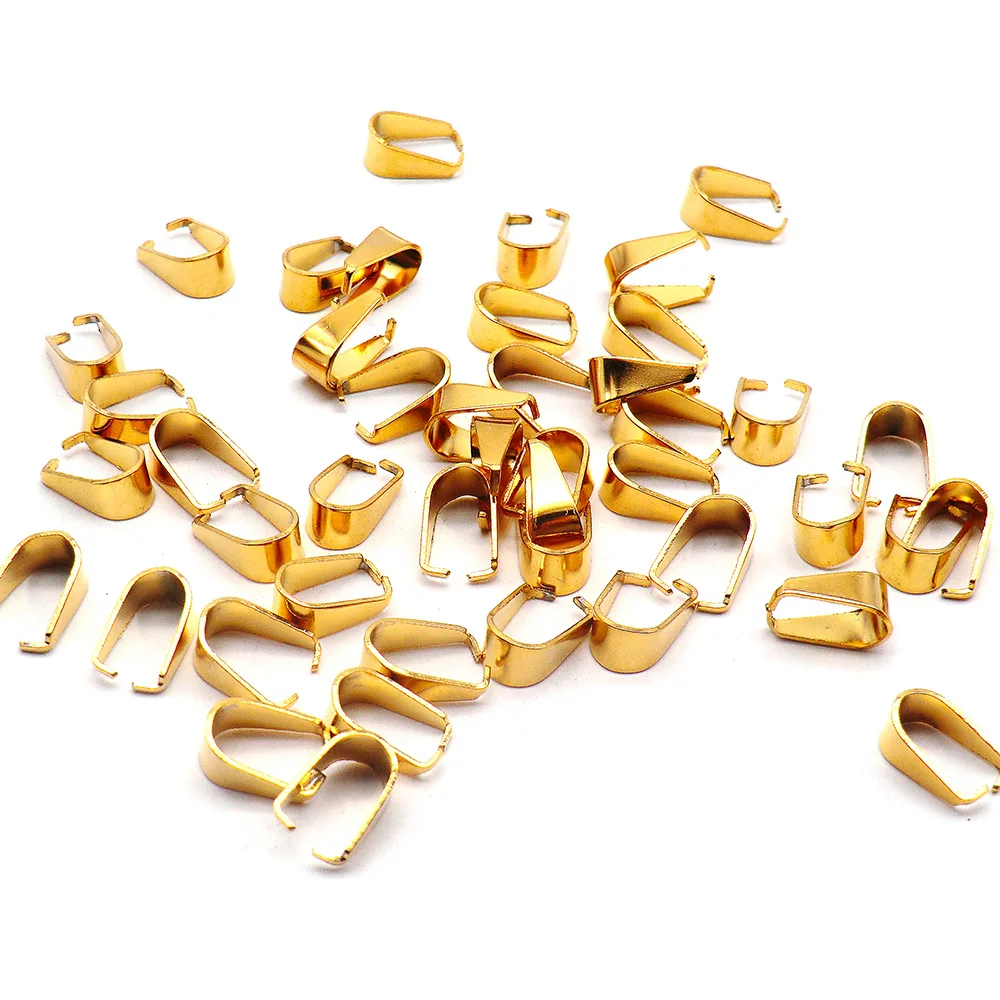 100 teile/los Gold Edelstahl Verschlüsse Kautionen Charme Melone Samen Schnalle Personalisierte Halskette Armband Anschlüsse Schmuck Erkenntnisse – Detail 9