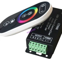 DC12V-24V 18A RGB контроллер GT666 Беспроводная RF Сенсорная панель диммер RGB пульт дистанционного управления для 3528 5050 RGB светодиодный светильник