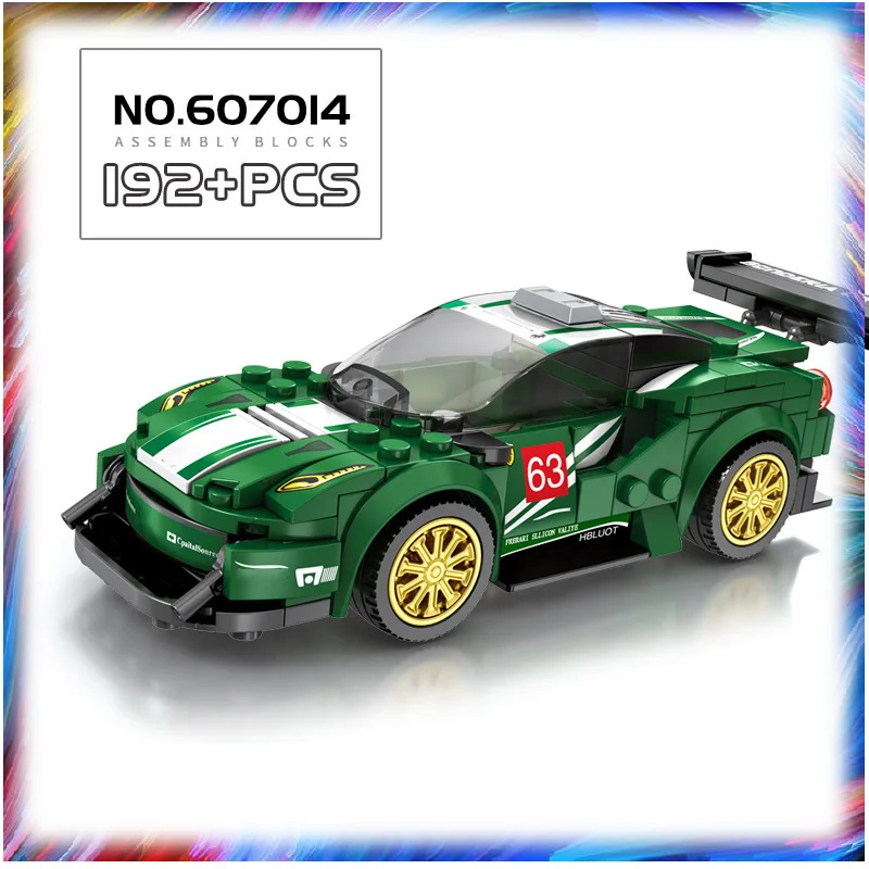 Конструктор SEMBO city Speed Champion F1 гоночный конструктор Lamborghiniedly техника для сборки