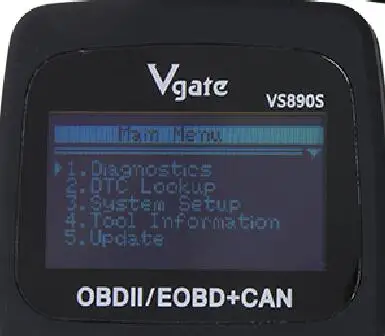 Авто DTCS код читателя диагностический инструмент Vgate VS890 VS890S OBD II диагностический сканер VS890S OBDII/EOBD+ CAN