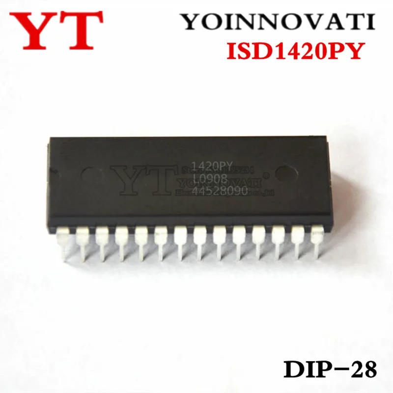 

5pcs/lot ISD1420PY ISD1420P ISD1420 MEM VOICE REC/PLAY DIP-28