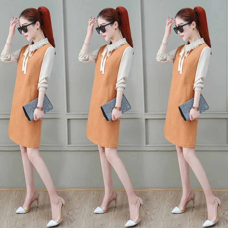 

Women's Short-height Dress 2020 Spring New Style WOMEN'S Dress Fashion Spring Clothing Spring Fashion Elegant Slimming Skirt
