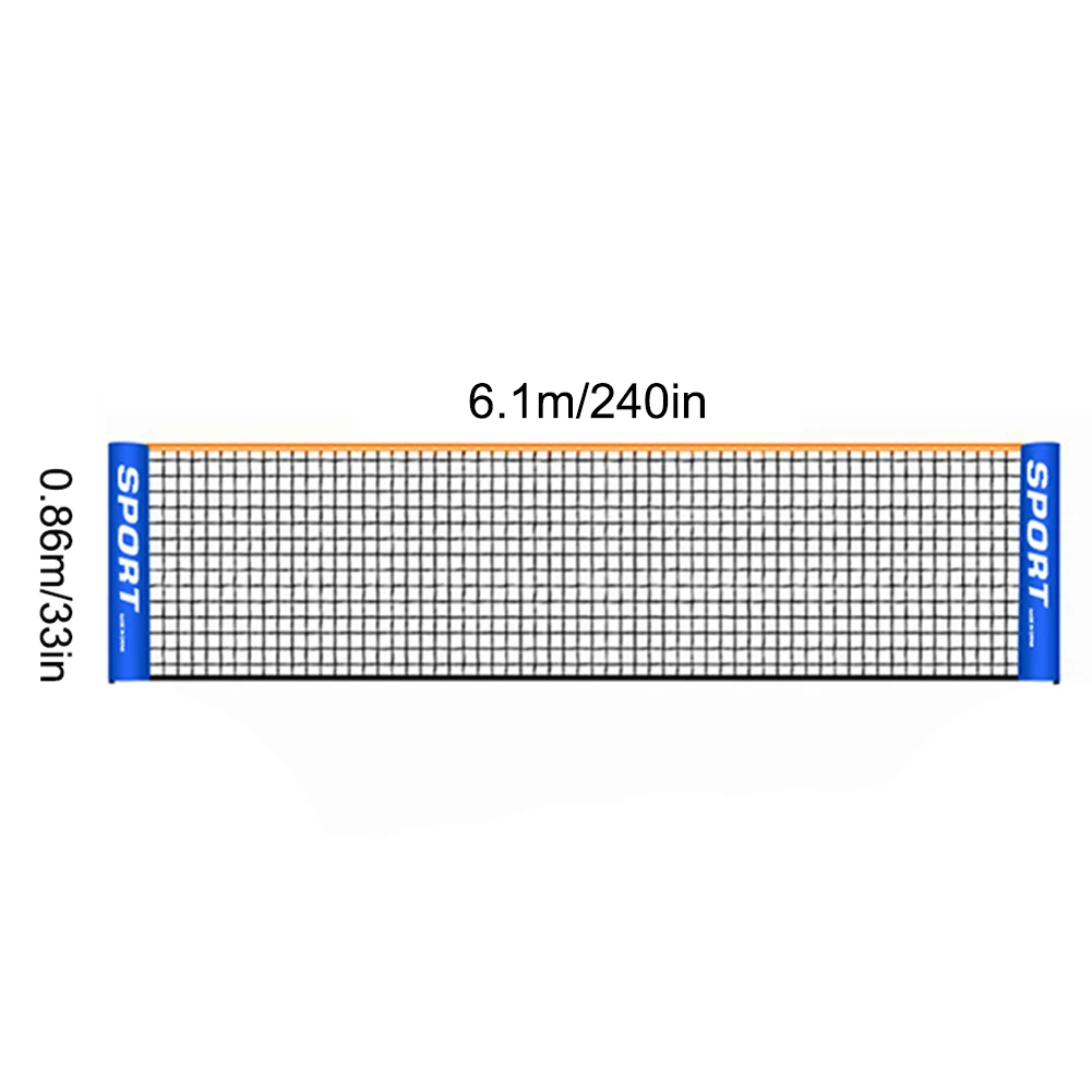 Portable Badminton Net Easy Setup Volleyball Net for Tennis Pickleball Training Indoor Outdoor Sports badminton net volleyball net