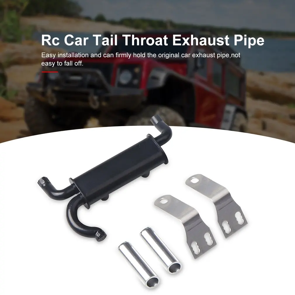 

Rc Car RC Simulated Model Cars Tail Throat Exhaust Pipe Vent Tail Pipes Tail Throat Exhausting Tube for 1/10 Rc Car Trx4