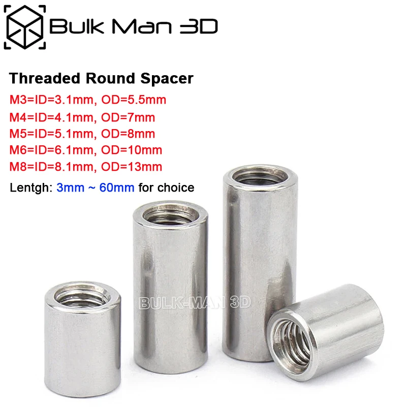M6 x 16mm O/D Stainless Steel Spacer Standoff Collar Stand off Spacers 