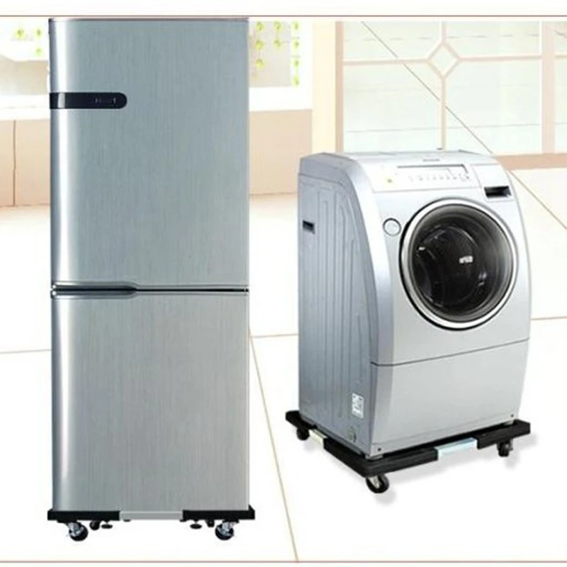 Съемный Универсальный колеса для холодильника, стиральной машины Регулируемая подставка для ноутбука выдвижной Подвижный кронштейн кондиционера тележка