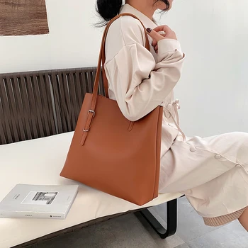 

Famous Brands Pu Leather Women Handbags Shoulder Bags Large Capacity Crossbody Bags for Women Casual Female Big Messenger Bag