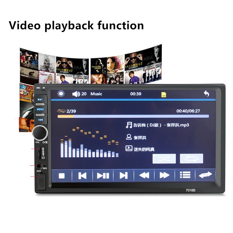2 Din автомобильное радио Bluetooth 2din автомобильный мультимедийный плеер 7 &quotHD