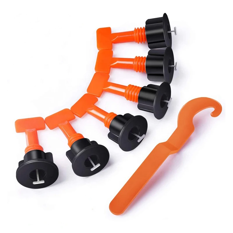 Tile Leveling Tools 551Pcs Flat Ceramic Floor Wall Construction Tools Reusable Tile Leveling System For Tile