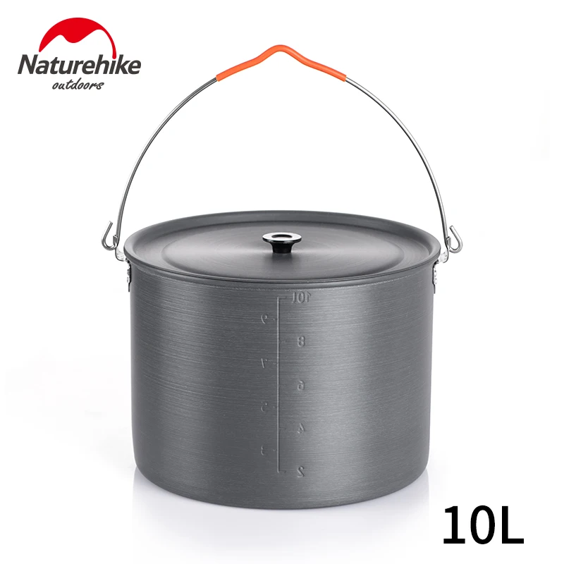 Походная посуда Naturehike 6 л/10 л большая вместительность Сверхлегкий подвесной