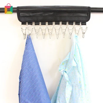 

Portable Fabric Hanger Velcro Self-adhesive Clip Foldable Hat Hanger Clip Hanger Hat Clip Travel Clothes Drying Cozy