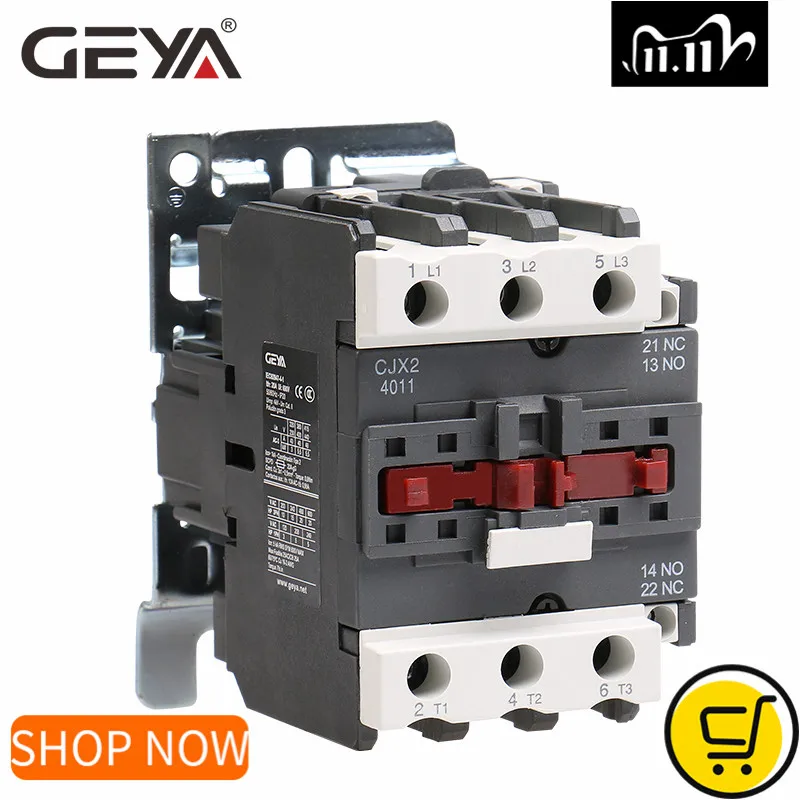 GEYA 5011 6511 промышленный магнитный контактор 3 Phase40A 50A 65A на din рейке Telemecanique AC 220 В или