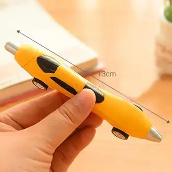 

Cartoon car ballpoint pen creative stationery cute cartoon rotatable car ballpoint pen