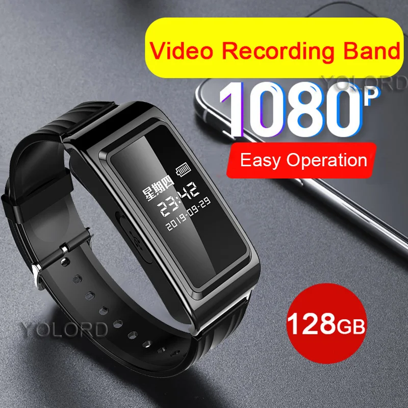 New 1080P Professinal Camera HD Pen Voice Video Audio Sound Recording Recorder Reporter Smart Band Watch Bracelet Smartband New 1080P Professinal Camera HD Pen Voice Video Audio Sound Recording Recorder Reporter Smart Band Watch Bracelet Smartband