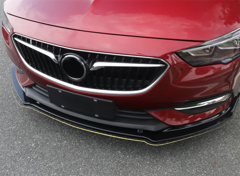 Передний бампер для губ Диффузор для Buick Regal 3 шт. ABS Материал углеродное волокно вид спойлер