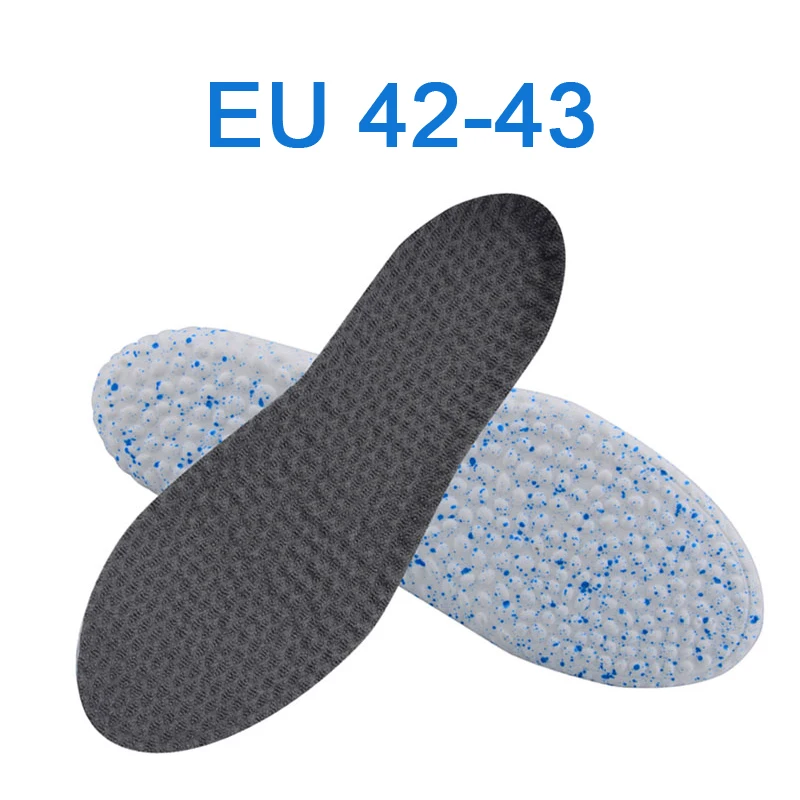 Gley EU(42-43) Soumit Popcorn массажные стельки сетка фабрик спортивные стельки колодки для обуви Runnig баскетбольная вставка Pad желтый фиолетовый серый - Цвет: Gley EU(42-43)