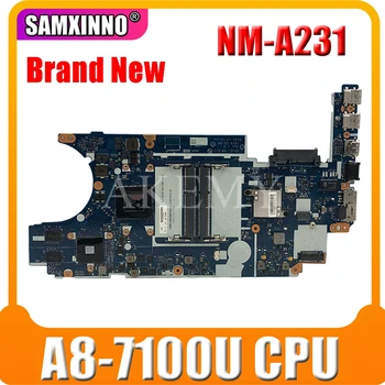 

SAMXINNO For Lenovo ThinkPad E445 NM-A231 Laotop Mainboard NM-A231 Motherboard with A8-7100U CPU HD 8570M GPU
